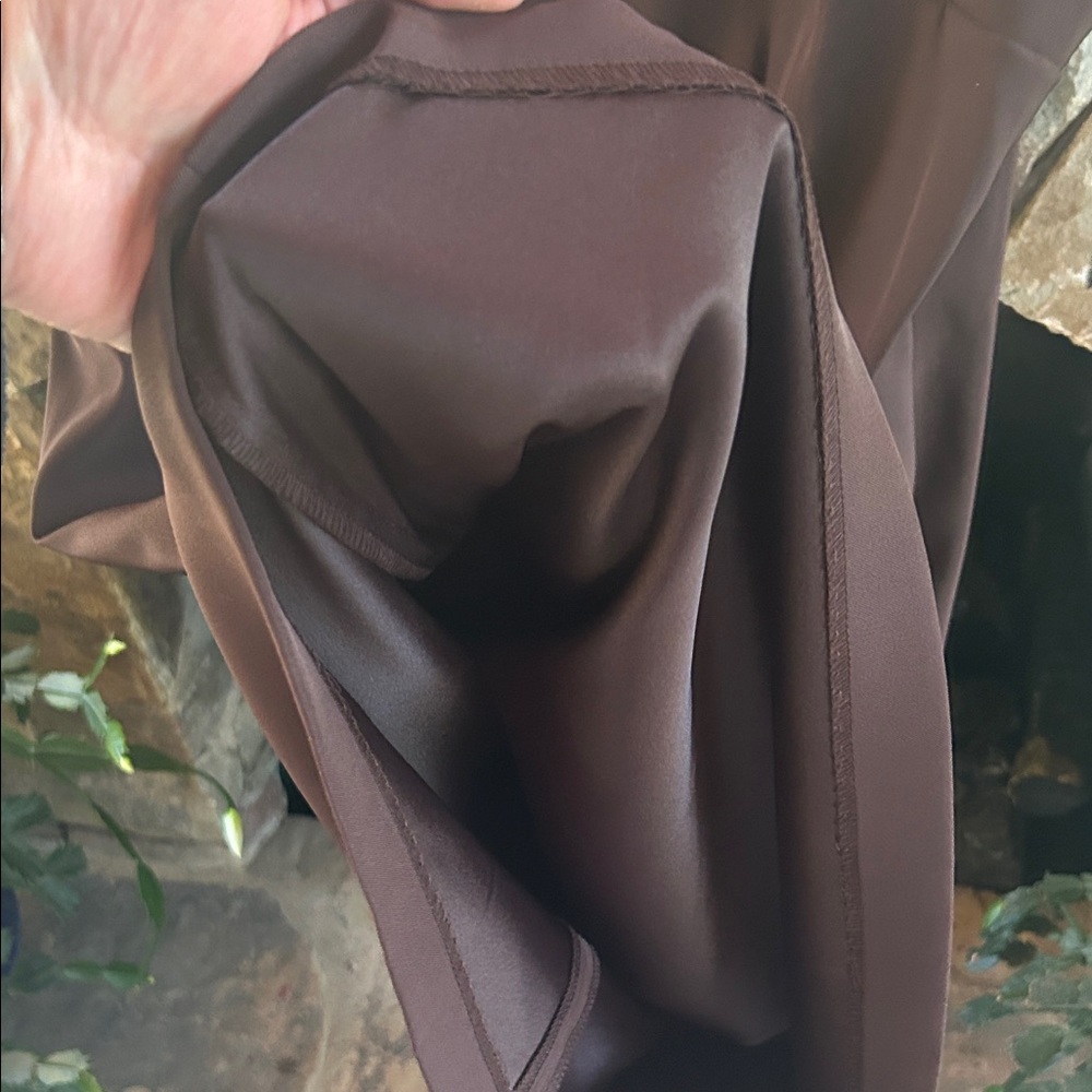 AGB Chocolate Brown Sleeveless Midi Dress New With Tags; Stretch Fabric; Size 16 - Picture 12 of 12